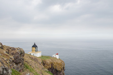 Fototapeta na wymiar St.abbs head lighthouse