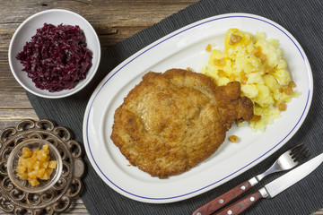 Pork schnitzel