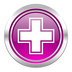 pharmacy violet icon