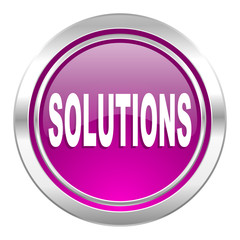 solutions violet icon