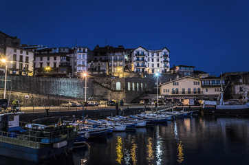 Obraz premium The docks of Getaria city