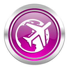 travel violet icon