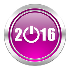 new year 2016 violet icon new years symbol