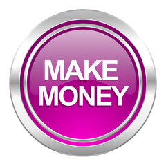 make money violet icon