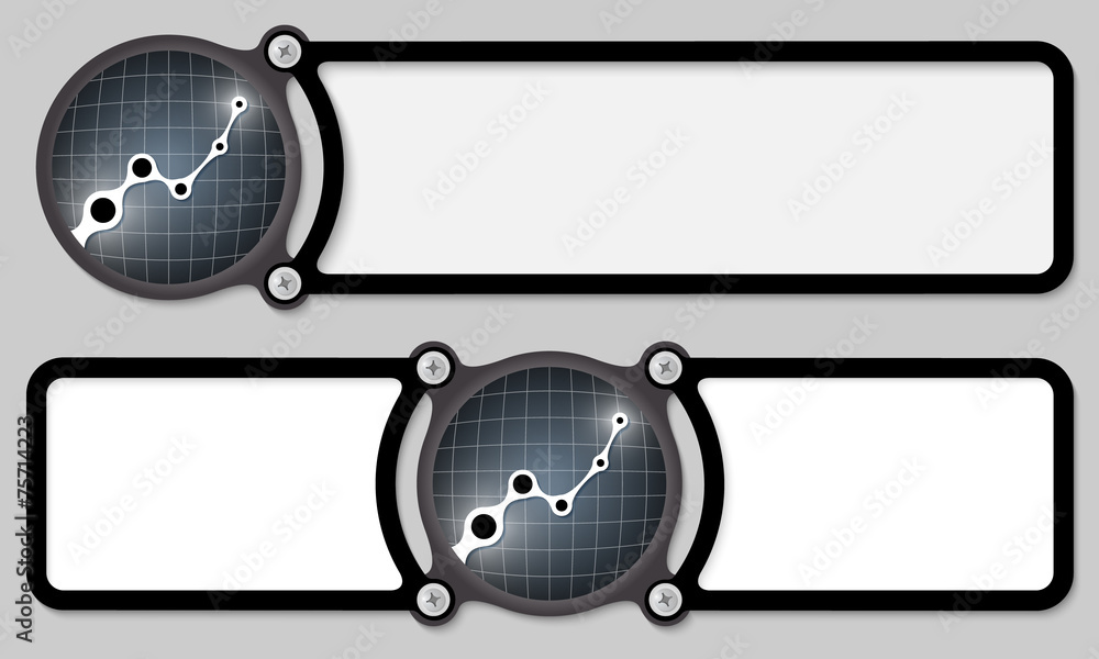 Poster dark frames for any text and graph