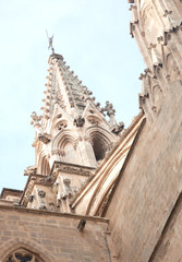 Gothic Cathedral detail, Mallorca, Spain. 