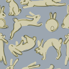 Thousands of rabbits / Bunnies in the most typical poses