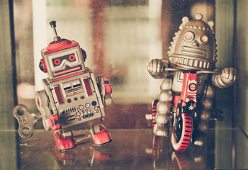 old classic robot toys