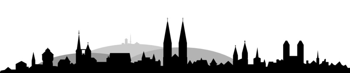 Obraz premium Skyline Halberstadt