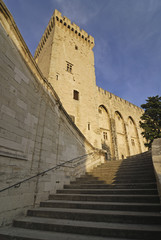 Fototapeta na wymiar Avignon (Provence, France), Palace of the Popes