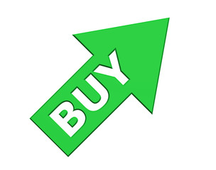 arrow with buy text