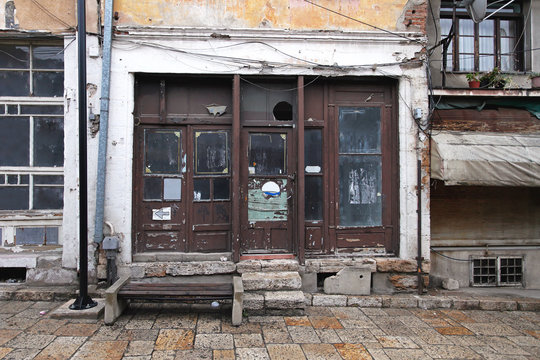 Abandoned local shop