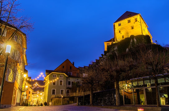 Schattenburg castle over Feldkirch - Austria