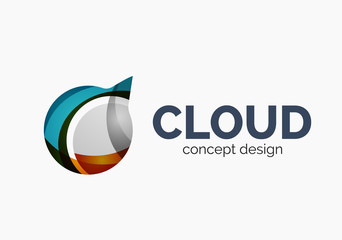Modern cloud logo
