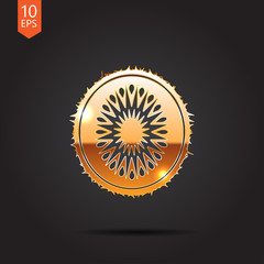 Vector gold icon