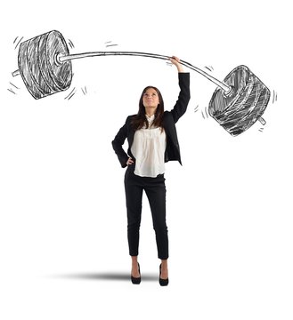 Businesswoman success