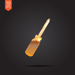 Vector phillips screwdriver icon. Eps10