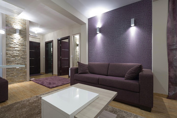 Interior of a modern living room 