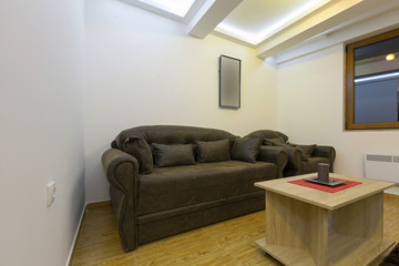 Fototapeta premium Small living room interior 