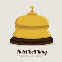 Hotel design over white background vector illustration