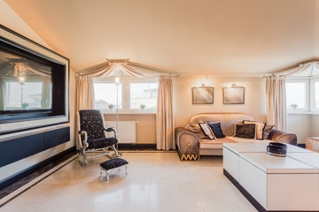 Baroque style living room