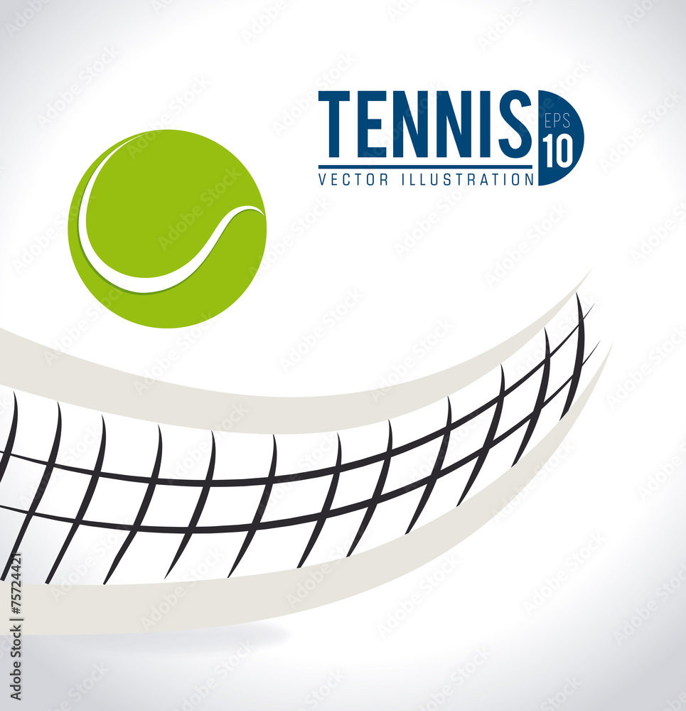 Canvas Prints tennis design, vector illustration.