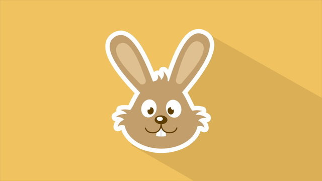 Happy rabbit, Video Animation, HD 1080