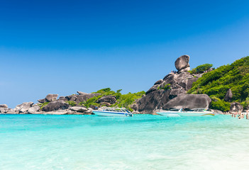 Beach of Similan Islands at Phang Nga in Thailand