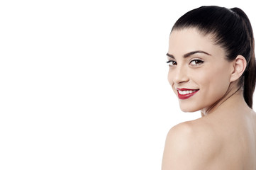 Fototapeta premium Beutiful woman with seductive look