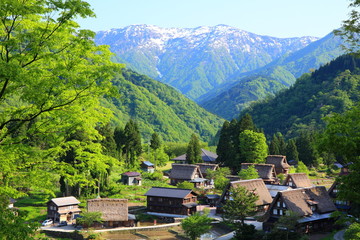 World heritage site Gokayama, Toyama, Japan
