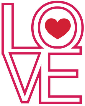Font Type , LOVE Happy Valentines day