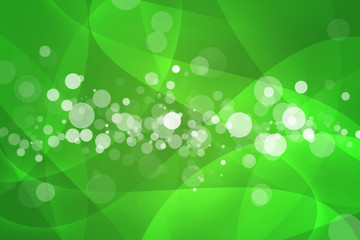 Green with bokeh abstract background