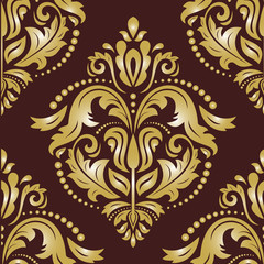 Floral Seamless  Pattern. Orient Abstract Background