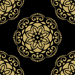 Orient Seamless  Pattern. Abstract Background
