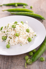 rice and peas