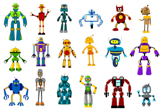 Cyborgs, robots and aliens set