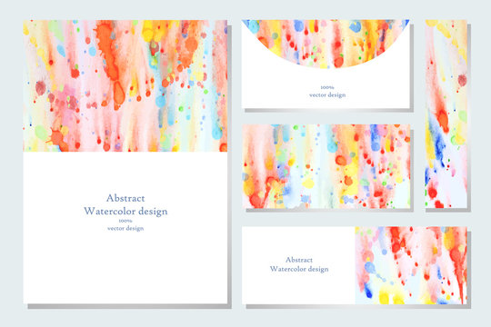 Set of business card