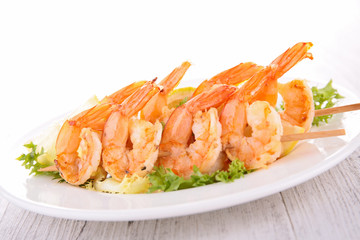 grilled shrimp