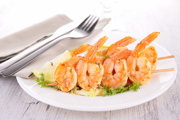 grilled shrimp