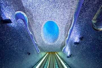 Abwaschbare Fototapete Neapel U-Bahnhof Toledo, Neapel