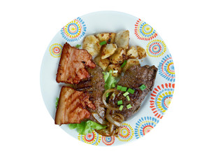Calf liver and bacon