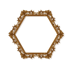carved frame for picture or photo