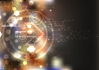 Abstract background, technology theme illustration