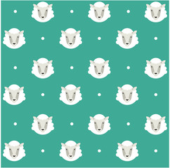 Obraz premium seamless pattern ship background