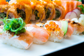 Salmon sushi