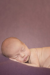 Portrait of Sleeping Newborn