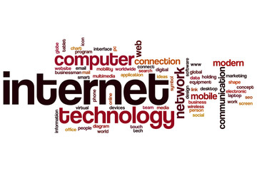Internet word cloud