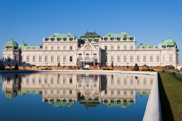 Fototapeta premium Schloss Belvedere in Vienna