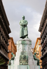 Fototapeta premium Statue ov Umberto I in Naples