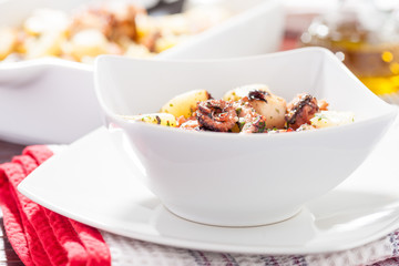 Polpo cotto in insalata